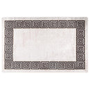 gulvtæppe 80x150 cm vaskbart lys beige