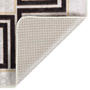 gulvtæppe 80x150 cm vaskbart lys beige