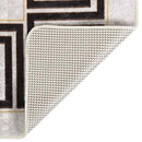 gulvtæppe 80x300 cm vaskbart lys beige
