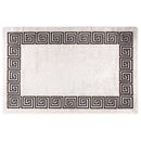 gulvtæppe 160x230 cm vaskbart lys beige