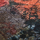 gulvtæppe 80x150 cm vaskbart patchworkdesign