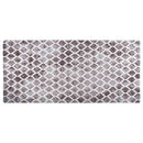 gulvtæppe 80x300 cm vaskbart flerfarvet