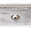 skænk 108x30x76 cm massivt kejsertræ antikgrå