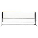 justerbart badmintonnet 400x103x94-158 cm metal