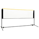 justerbart badmintonnet 300x103x94-158 cm metal