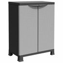 plastskab 68x39x92 cm rattandesign plastik