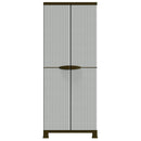 plastskab 68x39x171,5 cm rattandesign plastik