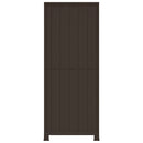plastskab 68x39x171,5 cm rattandesign plastik
