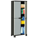 plastskab 68x39x171,5 cm rattandesign plastik