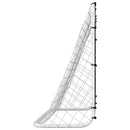 fodboldmål til præcisionstræning 184x61x122 cm stål