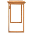 skrivebord 120x45x75 cm massivt teaktræ