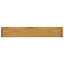 spejlskab 60x10x40 cm massivt teaktræ