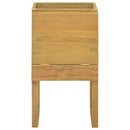 badeværelsesskab 41x40x75 cm massivt teaktræ
