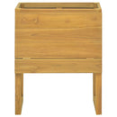 badeværelsesskab 60x40x75 cm massivt teaktræ