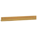 væghylder 2 stk. 90x10x10 cm massivt teaktræ