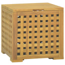 kasse til reb 40x40x40 cm massivt teaktræ