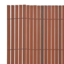 dobbeltsidet havehegn 110x300 cm brun