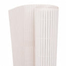 havehegn 110x400 cm dobbeltsidet hvid