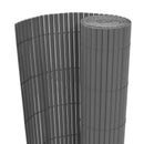havehegn 110x500 cm dobbeltsidet grå