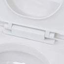 væghængt toilet med skjult cisterne keramisk