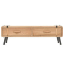 tv-skab 110x33x35 cm massivt fyrretræ