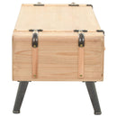 tv-skab 110x33x35 cm massivt fyrretræ