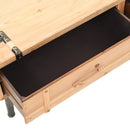 tv-skab 110x33x35 cm massivt fyrretræ