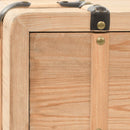 tv-skab 110x33x35 cm massivt fyrretræ