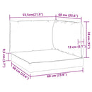 havestole med hynder 4 stk. polyrattan beige
