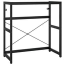 badeværelsesmøbel til håndvask 79x38x83 cm jern sort
