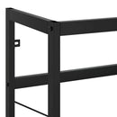 badeværelsesmøbel til håndvask 79x38x83 cm jern sort