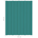 Tagpanel 12 pcs Grøn 60 x 45 cm Galvaniseret stål