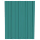 Tagpanel 36 pcs Grøn 60 x 45 cm Galvaniseret stål