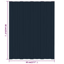 Tagpanel 12 pcs Antracit 60 x 45 cm Galvaniseret stål