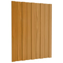 Tagpanel 12 pcs Naturfarvet 60 x 45 cm Galvaniseret stål