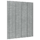 Tagpanel 36 pcs Sølv 60 x 45 cm Galvaniseret stål