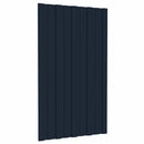 Tagpanel 36 pcs Antracit 80 x 45 cm Galvaniseret stål