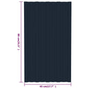 Tagpanel 36 pcs Antracit 80 x 45 cm Galvaniseret stål