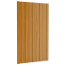 Tagpanel 12 pcs Naturfarvet 80 x 45 cm Galvaniseret stål