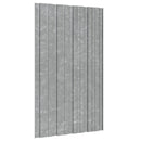Tagpanel 12 pcs Sølv 80 x 45 cm Galvaniseret stål
