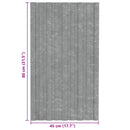 Tagpanel 12 pcs Sølv 80 x 45 cm Galvaniseret stål