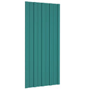 Tagpanel 36 pcs Grøn 100 x 45 cm Galvaniseret stål