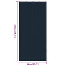 Tagpanel 12 pcs Antracit 100 x 45 cm Galvaniseret stål