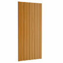 Tagpanel 36 pcs Naturfarvet 100 x 45 cm Galvaniseret stål