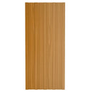 Tagpanel 36 pcs Naturfarvet 100 x 45 cm Galvaniseret stål
