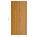 Tagpanel 36 pcs Naturfarvet 100 x 45 cm Galvaniseret stål