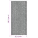 Tagpanel 12 pcs Sølv 100 x 45 cm Galvaniseret stål