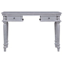 skrivebord 115x50x78 cm massivt mahognitræ