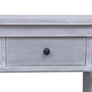 skrivebord 115x50x78 cm massivt mahognitræ