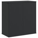 hyndeboks 100x49x103,5 cm polyrattan sort